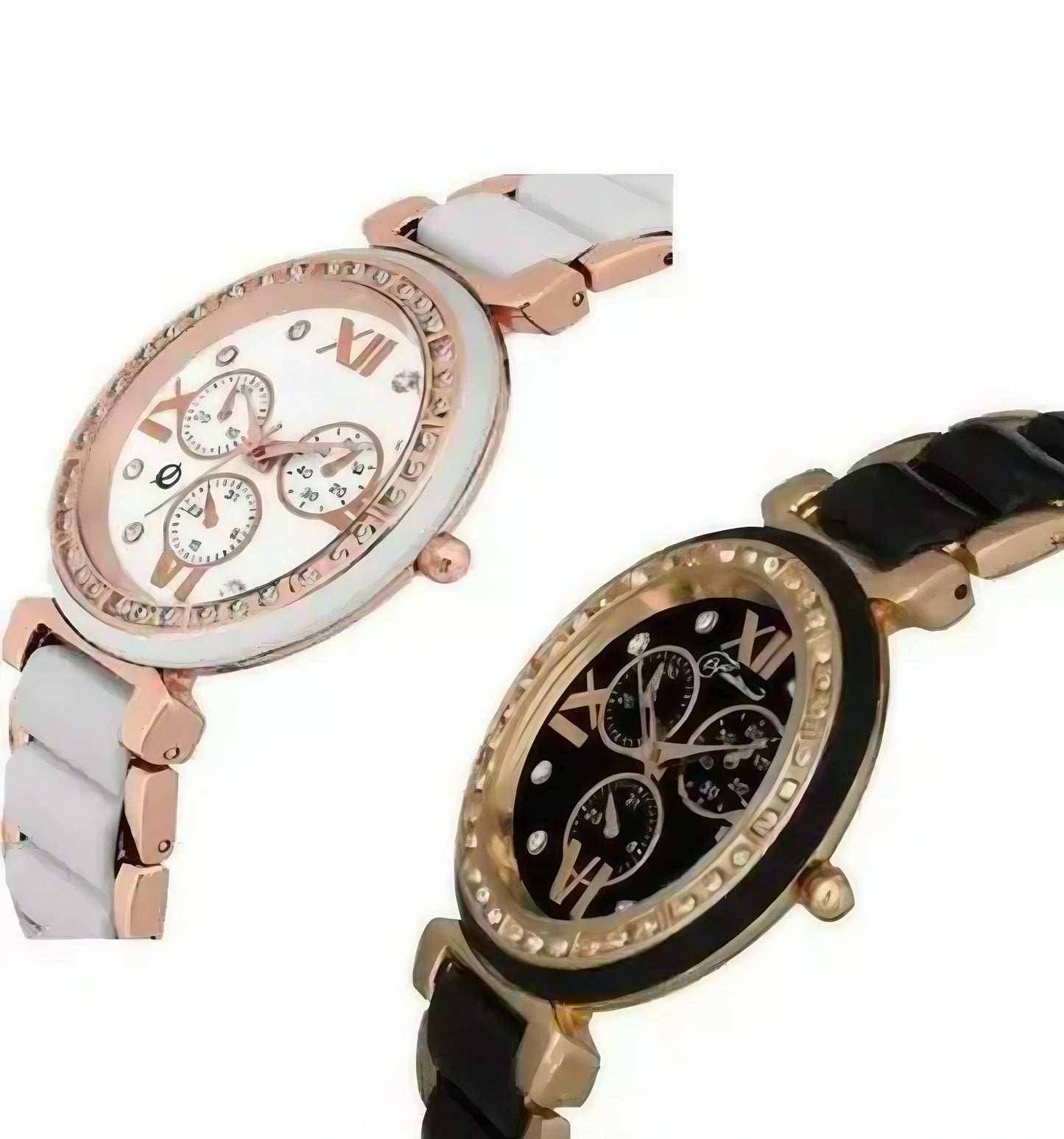 Analog Tatan with black mina round dial 2 watch combo for womens or girls